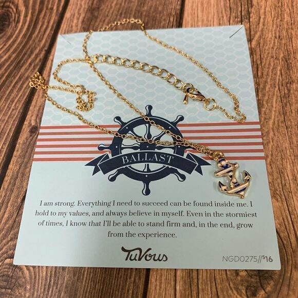 TuVous Ballast Anchor Necklace - Picture 1 of 2